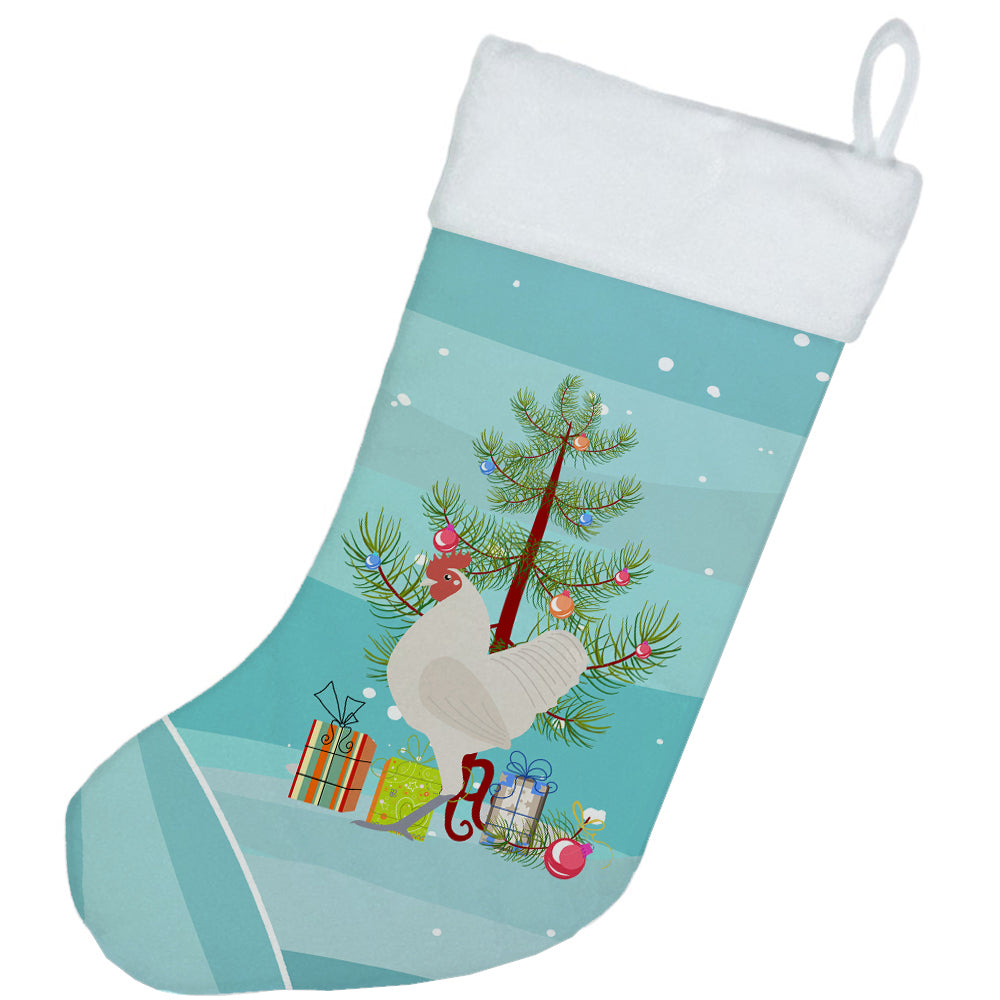 German Langshan Chicken Christmas Holiday Stocking Double-Sided Print, Polyester Suede,11x18, Made in USA