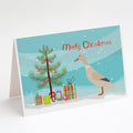 West Harlequin Duck Christmas Greeting Cards Pack of 8 Blank Cards with Envelopes Whimsical A7 Size 5x7