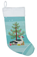 Muscovy Duck Christmas Holiday Stocking Double-Sided Print, Polyester Suede,11x18, Made in USA