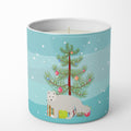 White Arctic Fox Christmas Decorative Soy Candle Nature Soy Wax Essential Oil Home Decor Ideal for Bedroom Kitchen Bath Office Gift, 10 oz
