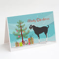Black Bengal Goat Christmas Greeting Cards Pack of 8 Blank Cards with Envelopes Whimsical A7 Size 5x7