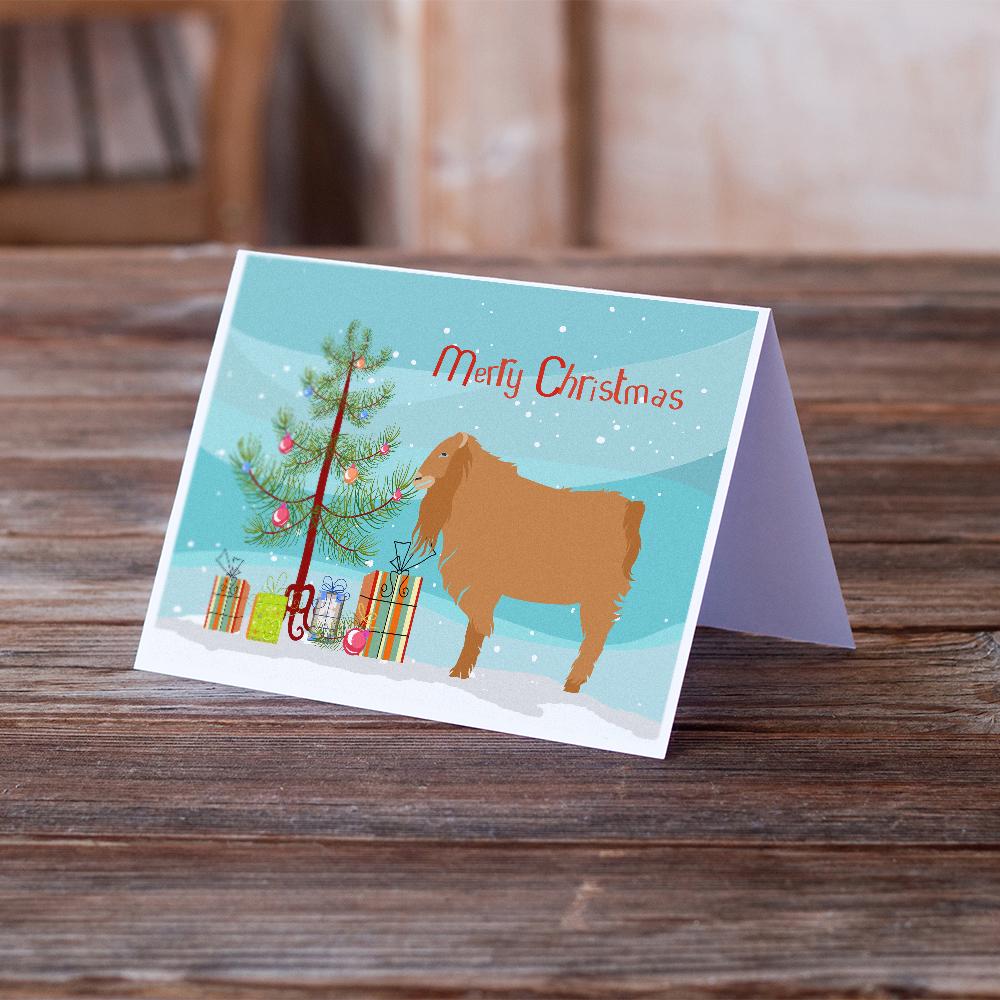 American Lamancha Goat Christmas Greeting Cards Pack of 8 Blank Cards with Envelopes Whimsical A7 Size 5x7