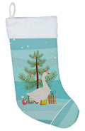 Embden Goose Christmas Holiday Stocking Double-Sided Print, Polyester Suede,11x18, Made in USA