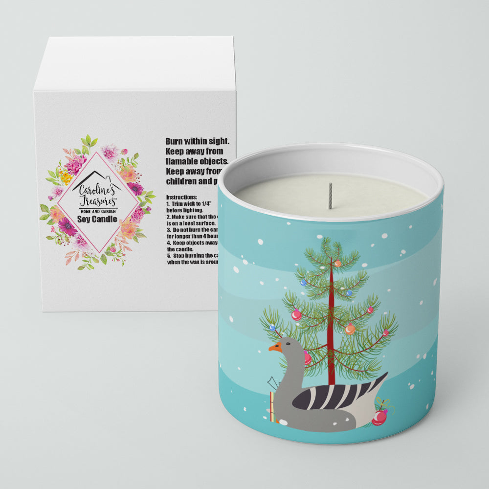 Pilgrim Goose Christmas Decorative Soy Candle Nature Soy Wax Essential Oil Home Decor Ideal for Bedroom Kitchen Bath Office Gift, 10 oz