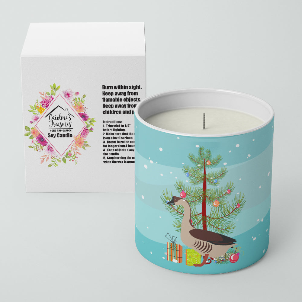 Chinese Goose Christmas Decorative Soy Candle Nature Soy Wax Essential Oil Home Decor Ideal for Bedroom Kitchen Bath Office Gift, 10 oz
