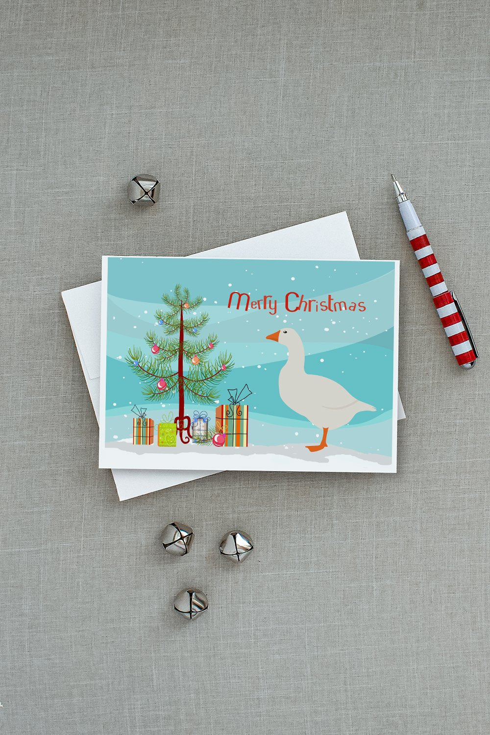 Shire Horse Christmas Greeting Cards Pack of 8 Blank Cards with Envelopes Whimsical A7 Size 5x7