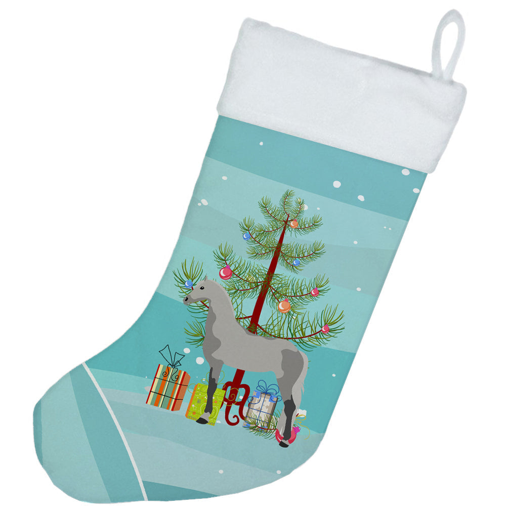 Orlov Trotter Horse Christmas Holiday Stocking Double-Sided Print, Polyester Suede,11x18, Made in USA