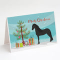 Friesian Horse Christmas Greeting Cards Pack of 8 Blank Cards with Envelopes Whimsical A7 Size 5x7