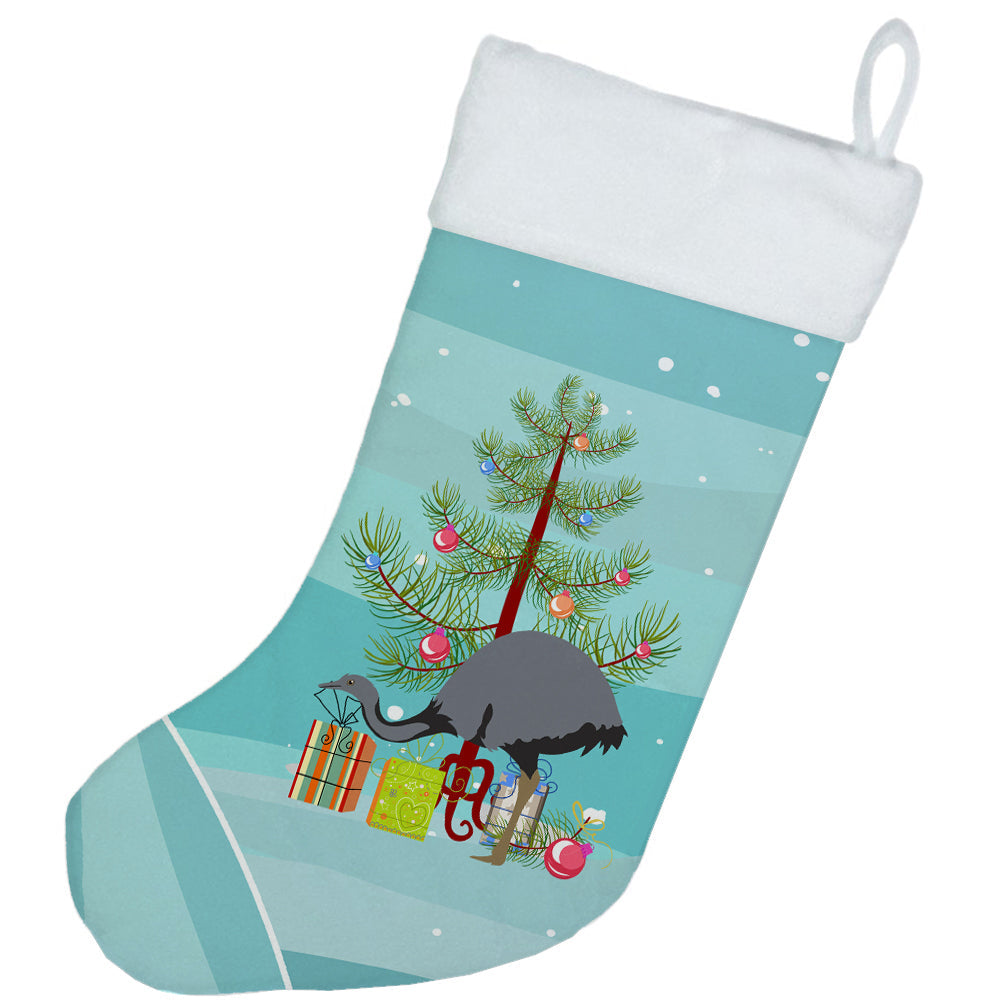 Rhea  Christmas Holiday Stocking Double-Sided Print, Polyester Suede,11x18, Made in USA