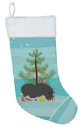 Vietnamese Pot-Bellied Pig Christmas Holiday Stocking Double-Sided Print, Polyester Suede,11x18, Made in USA
