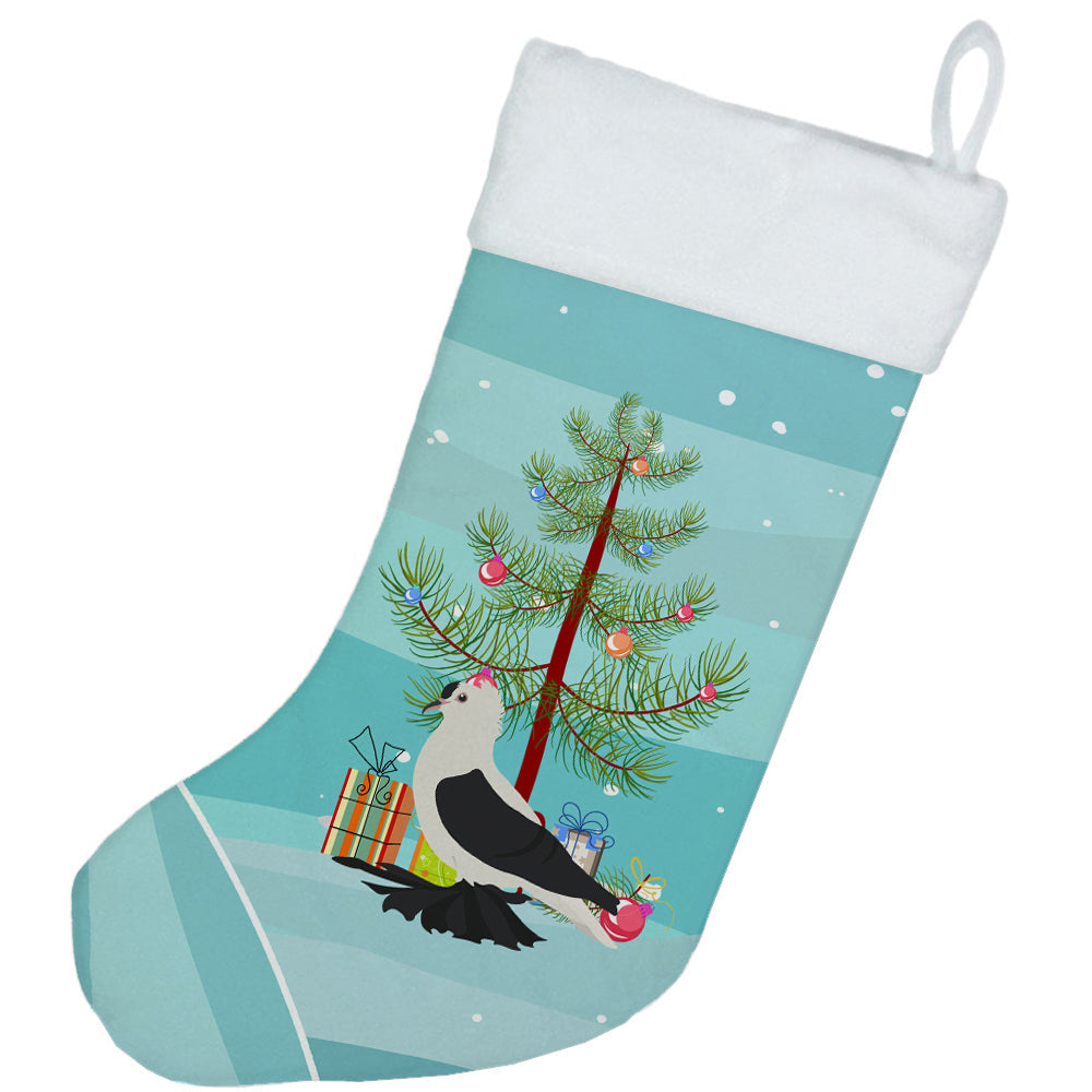 Saxon Fairy Swallow Pigeon Christmas Holiday Stocking Double-Sided Print, Polyester Suede,11x18, Made in USA