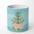 Kerry Hill Sheep Christmas Decorative Soy Candle Nature Soy Wax Essential Oil Home Decor Ideal for Bedroom Kitchen Bath Office Gift, 10 oz