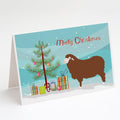 Merino Sheep Christmas Greeting Cards Pack of 8 Blank Cards with Envelopes Whimsical A7 Size 5x7
