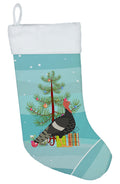 Marragansett Turkey Christmas Holiday Stocking Double-Sided Print, Polyester Suede,11x18, Made in USA
