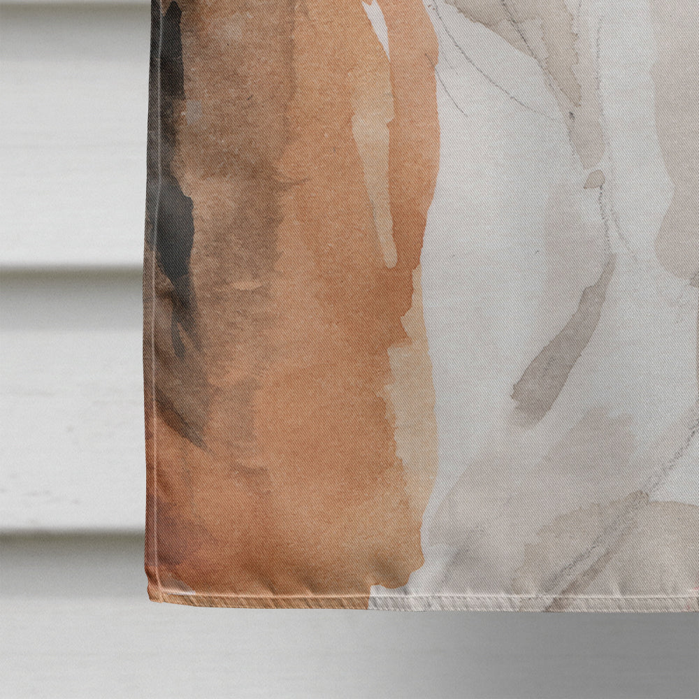 Beagle Patriotic House Flag 28x40 Porch Sleeve Pole Decorative Outside Yard Banner Artwork Wall Hanging, Polyester