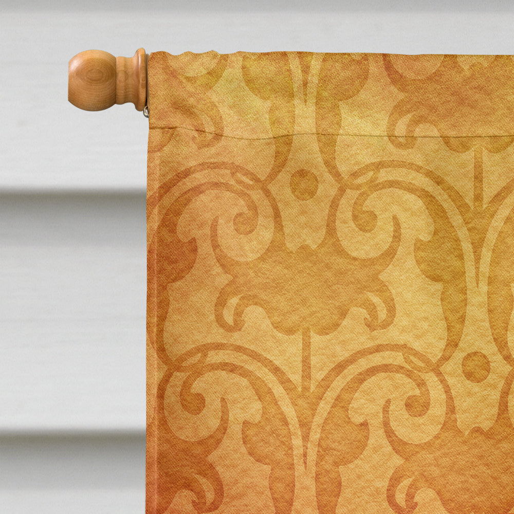 Halloween Ghost Letter H House Flag 28x40 Porch Sleeve Pole Decorative Outside Yard Banner Artwork Wall Hanging, Polyester