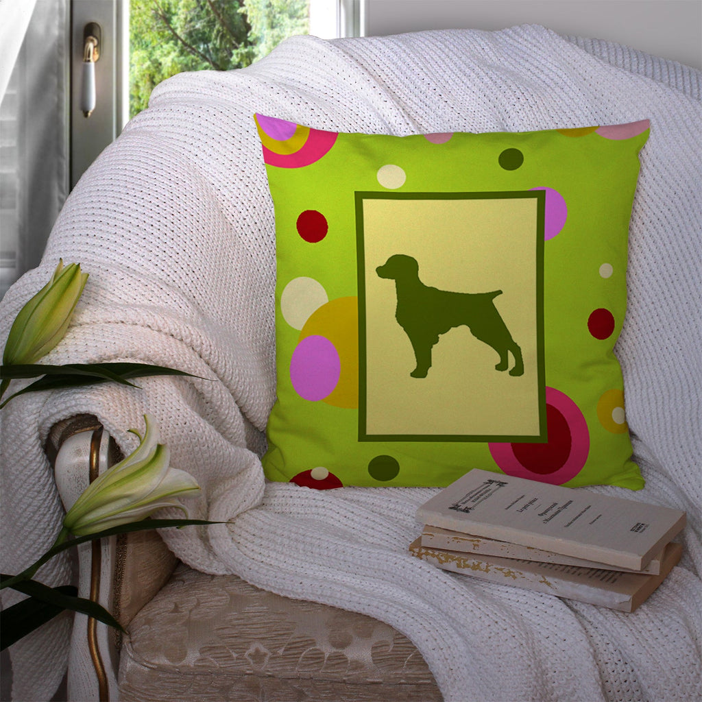 Decorative Throw Pillow 14x14 Indoor Outdoor Accent Cushion, Fabric Cover with Insert for Sofa, Bed, Porch & Living Room