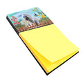 Shih Tzu Spring Watercolor Sticky Note Holder Refillable Dispenser Desk Accessory 3x3 Pad Gift