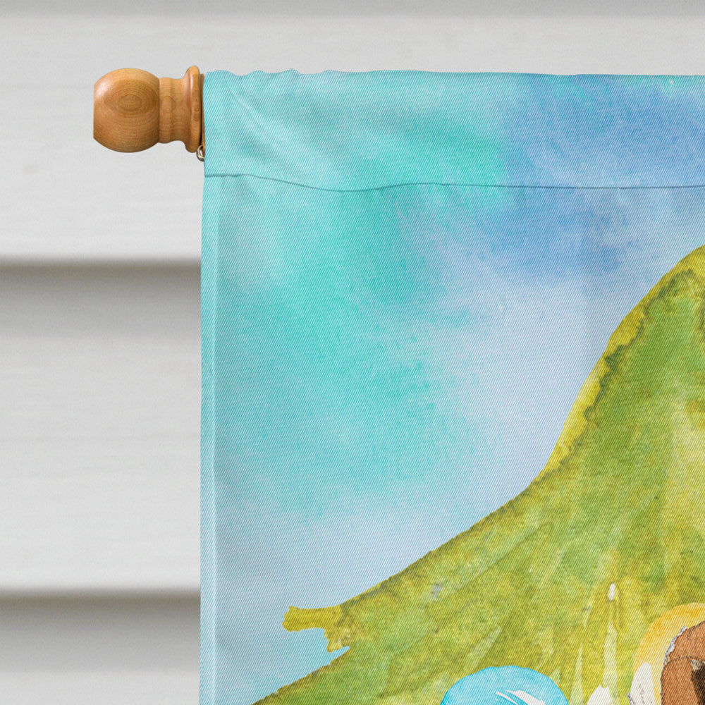 Christmas Tree Rough Collie House Flag 28x40 Porch Sleeve Pole Decorative Outside Yard Banner Artwork Wall Hanging, Polyester