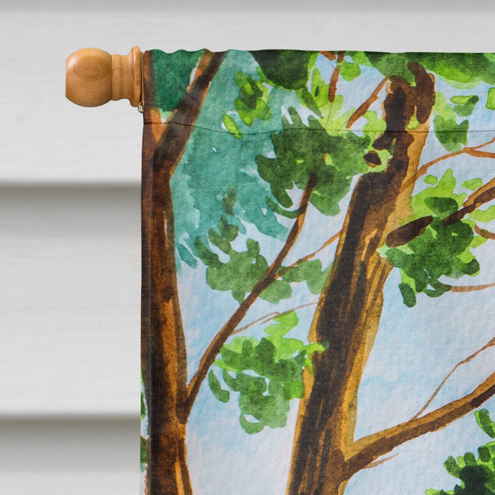 Under the Tree Blenheim Cavalier Spaniel House Flag 28x40 Porch Sleeve Pole Decorative Outside Yard Banner Artwork Wall Hanging, Polyester
