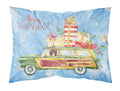 Merry Christmas Bloodhound Standard Pillowcase Lightweight Super Soft Easy Care Decorative Artwork Pillowcase, Standard