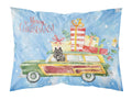 Merry Christmas Bouvier des Flandres Standard Pillowcase Lightweight Super Soft Easy Care Decorative Artwork Pillowcase, Standard