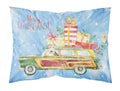 Merry Christmas Lakeland Terrier Standard Pillowcase Lightweight Super Soft Easy Care Decorative Artwork Pillowcase, Standard