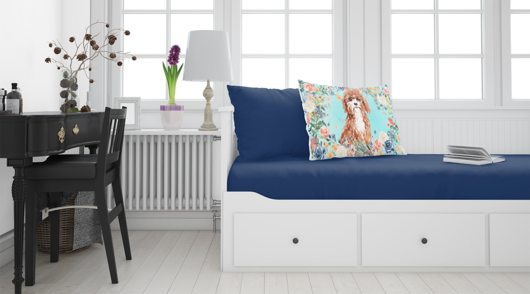 Cavapoo Standard Pillowcase Lightweight Super Soft Easy Care Decorative Artwork Pillowcase, Standard