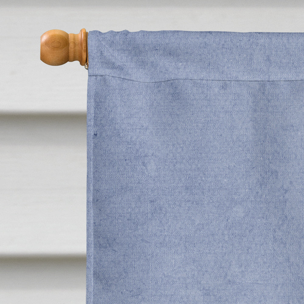 Danish Spitz Welcome House Flag 28x40 Porch Sleeve Pole Decorative Outside Yard Banner Artwork Wall Hanging, Polyester
