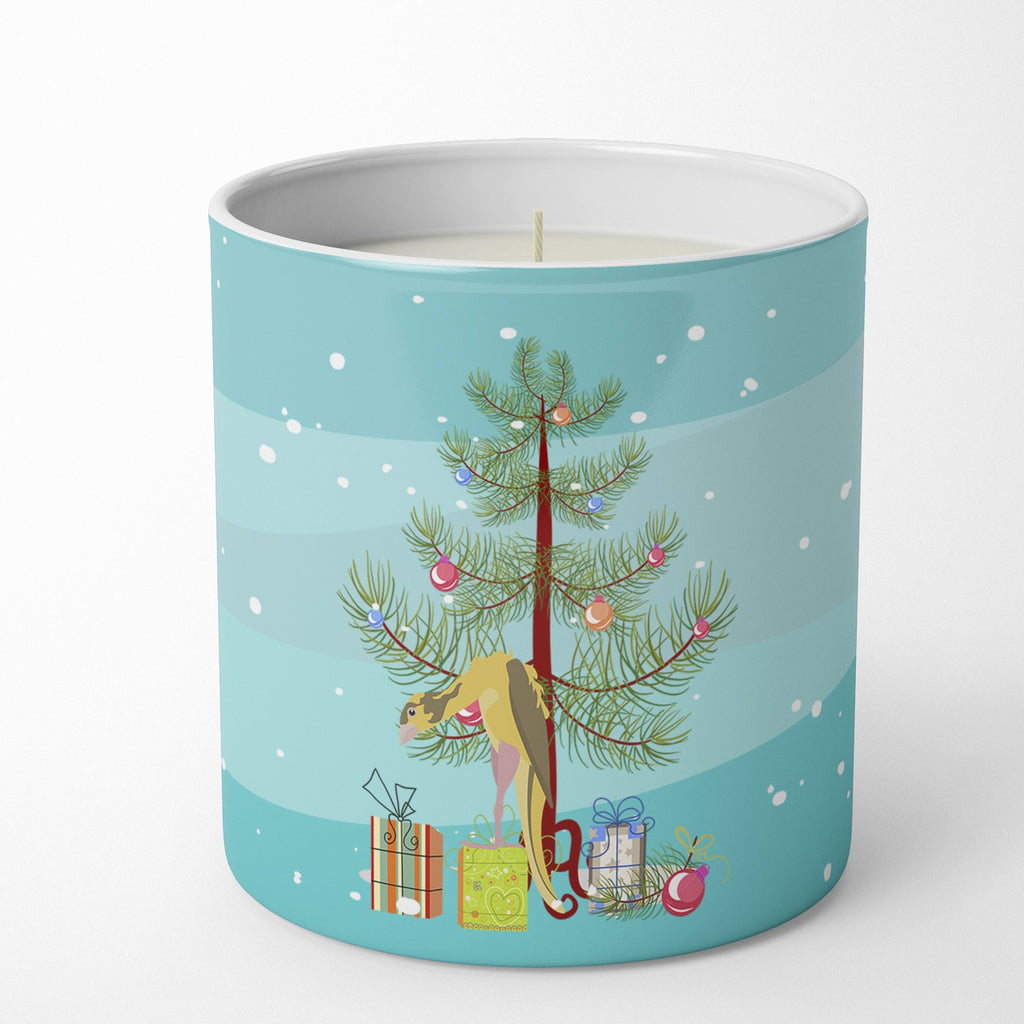 Jibso Canary Merry Christmas Decorative Soy Candle Nature Soy Wax Essential Oil Home Decor Ideal for Bedroom Kitchen Bath Office Gift, 10 oz