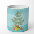 Lizard Canary Merry Christmas Decorative Soy Candle Nature Soy Wax Essential Oil Home Decor Ideal for Bedroom Kitchen Bath Office Gift, 10 oz