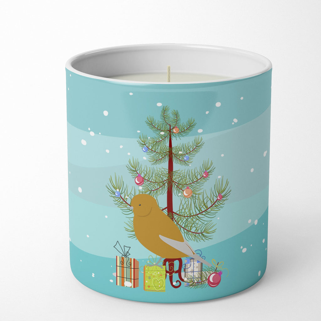 Norwich Canary Merry Christmas Decorative Soy Candle Nature Soy Wax Essential Oil Home Decor Ideal for Bedroom Kitchen Bath Office Gift, 10 oz