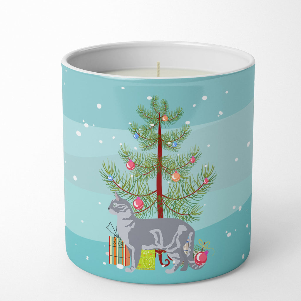 Australian Mist Cat Christmas Decorative Soy Candle Nature Soy Wax Essential Oil Home Decor Ideal for Bedroom Kitchen Bath Office Gift, 10 oz