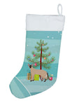 Colorpoint Shorthair Cat Christmas Holiday Stocking Double-Sided Print, Polyester Suede,11x18, Made in USA