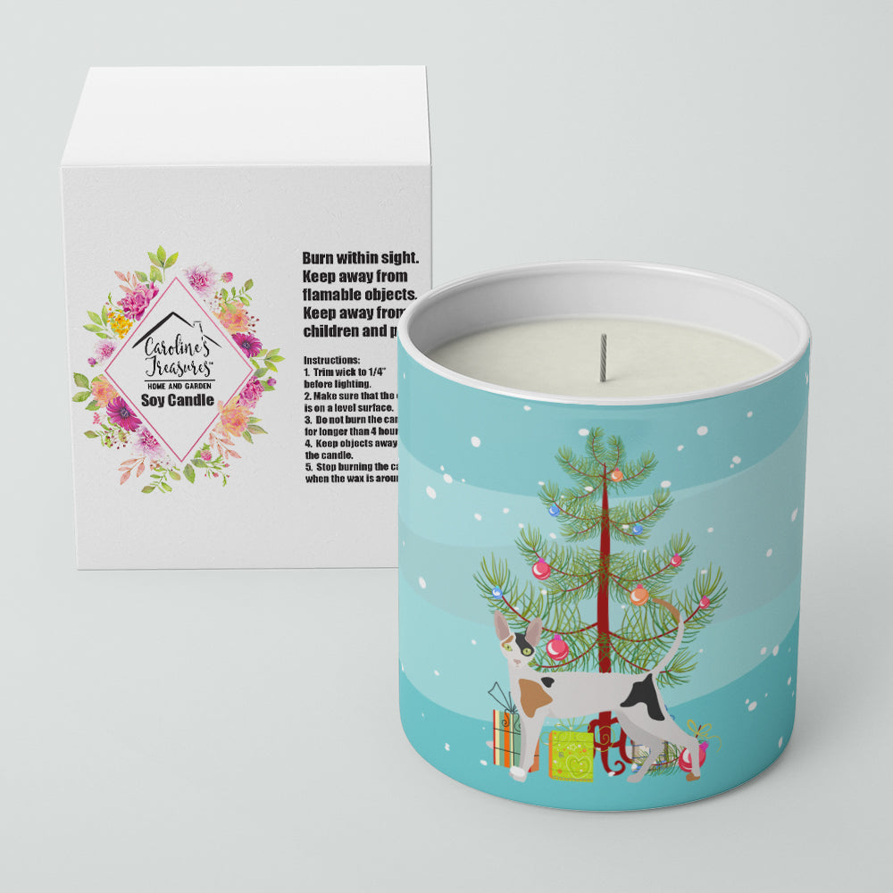 Cornish Rex Cat Christmas Decorative Soy Candle Nature Soy Wax Essential Oil Home Decor Ideal for Bedroom Kitchen Bath Office Gift, 10 oz