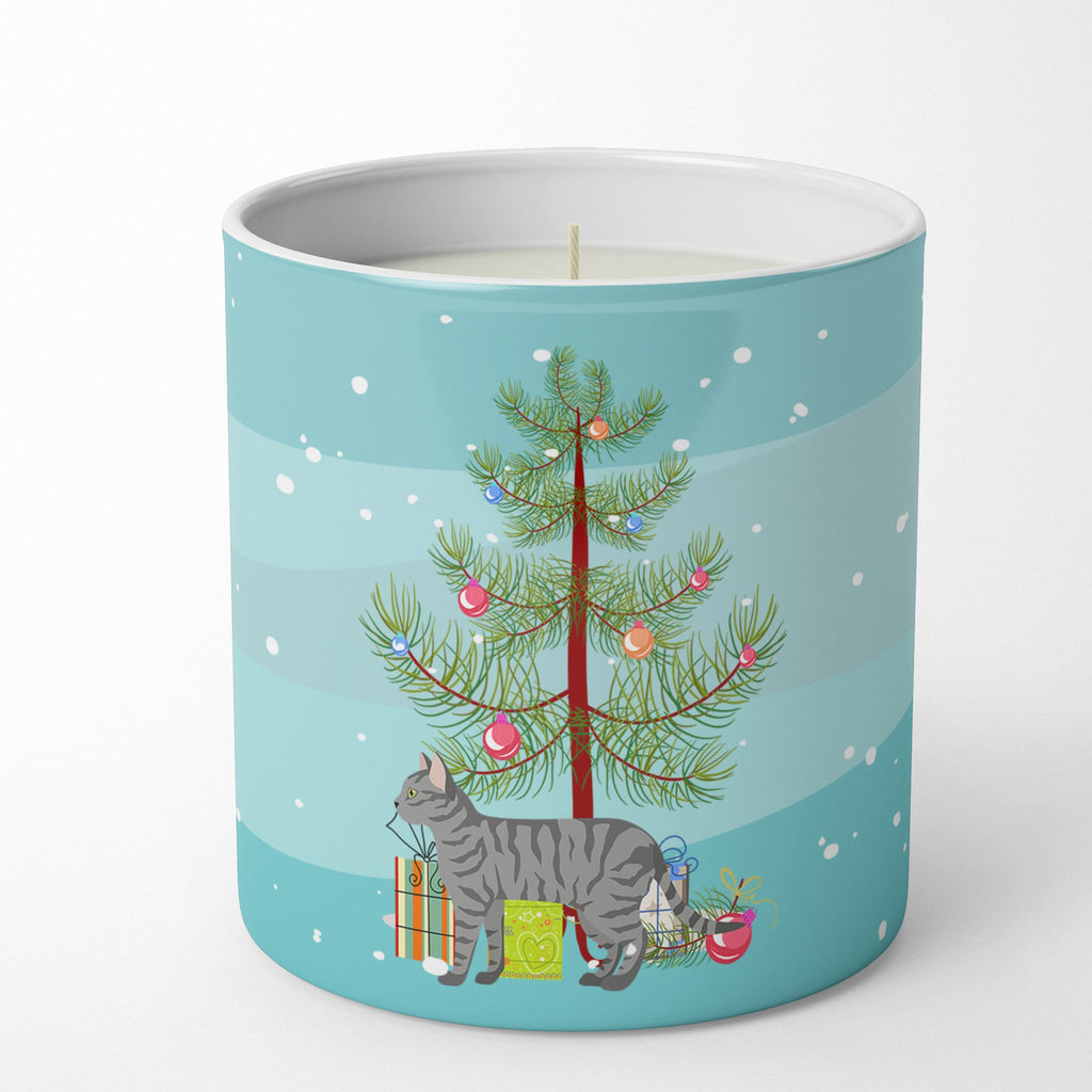 Dragon Li Cat Christmas Decorative Soy Candle Nature Soy Wax Essential Oil Home Decor Ideal for Bedroom Kitchen Bath Office Gift, 10 oz
