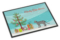 Dragon Li Cat Christmas Doormat Indoor Outdoor 18H X 27W Front Door Mat Rugs for Entryway, Non Slip Washable
