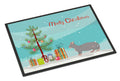 Dwelf Cat Christmas Doormat Indoor Outdoor 24H X 36W Front Door Mat Rugs for Entryway, Non Slip Washable Low Pile,