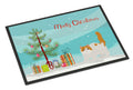 Exotic Shorthair Cat Christmas Doormat Indoor Outdoor 18H X 27W Front Door Mat Rugs for Entryway, Non Slip Washable