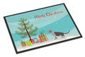 Lykoi Cat Merry Christmas Doormat Indoor Outdoor 18H X 27W Front Door Mat Rugs for Entryway, Non Slip Washable