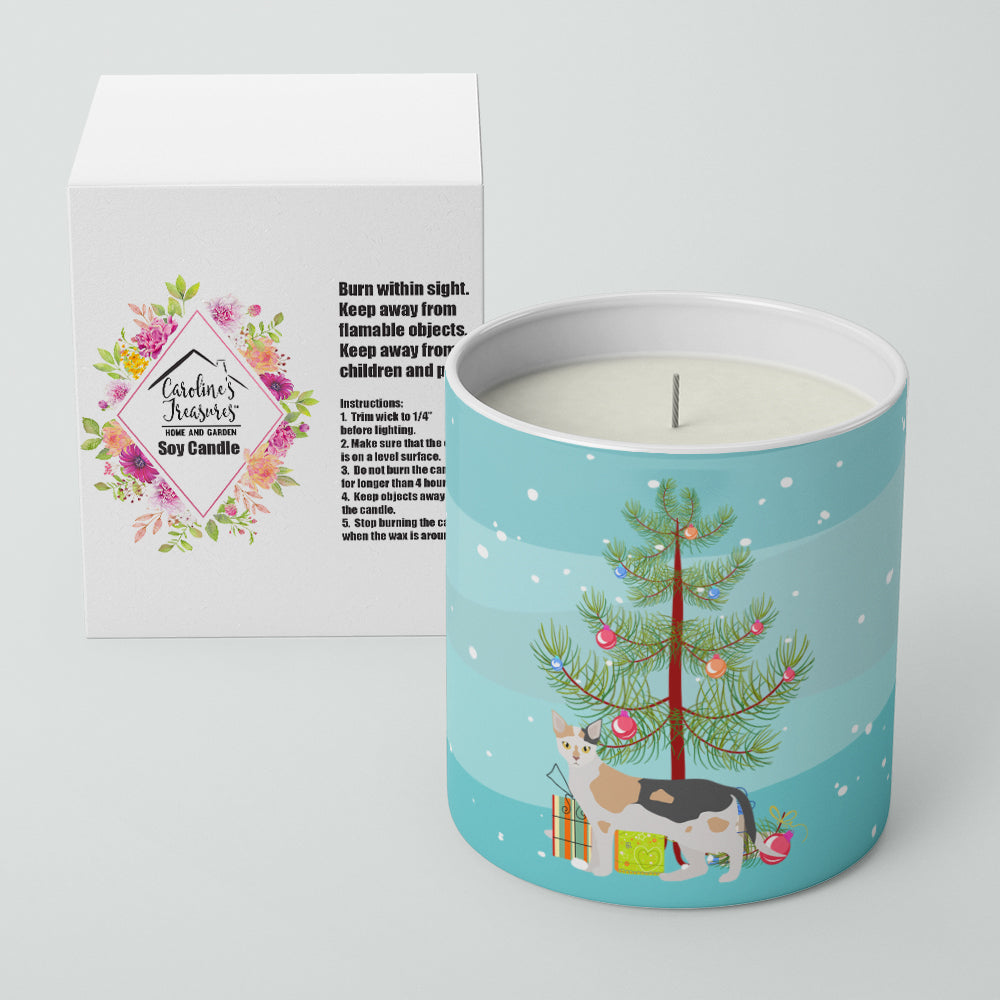 Malayan Cat Christmas Decorative Soy Candle Nature Soy Wax Essential Oil Home Decor Ideal for Bedroom Kitchen Bath Office Gift, 10 oz