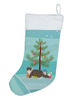 Norwegian Forest Cat Christmas Holiday Stocking Double-Sided Print, Polyester Suede,11x18, Made in USA