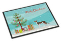 Oriental Shorthair Cat Christmas Doormat Indoor Outdoor 18H X 27W Front Door Mat Rugs for Entryway, Non Slip Washable