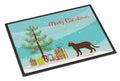 Suphalak Cat Christmas Doormat Indoor Outdoor 24H X 36W Front Door Mat Rugs for Entryway, Non Slip Washable Low Pile,