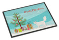 Turkish Angora Cat Christmas Doormat Indoor Outdoor 18H X 27W Front Door Mat Rugs for Entryway, Non Slip Washable