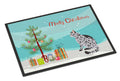 Serengeti Cat Christmas Doormat Indoor Outdoor 24H X 36W Front Door Mat Rugs for Entryway, Non Slip Washable Low Pile,