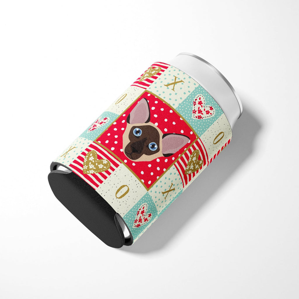Colorpoint Shorthair Cat Love Can or Bottle Hugger Cooler Sleeve for Standard 12 oz Cans, Insulated Foam Beer & Soda Can Hugger Reusable