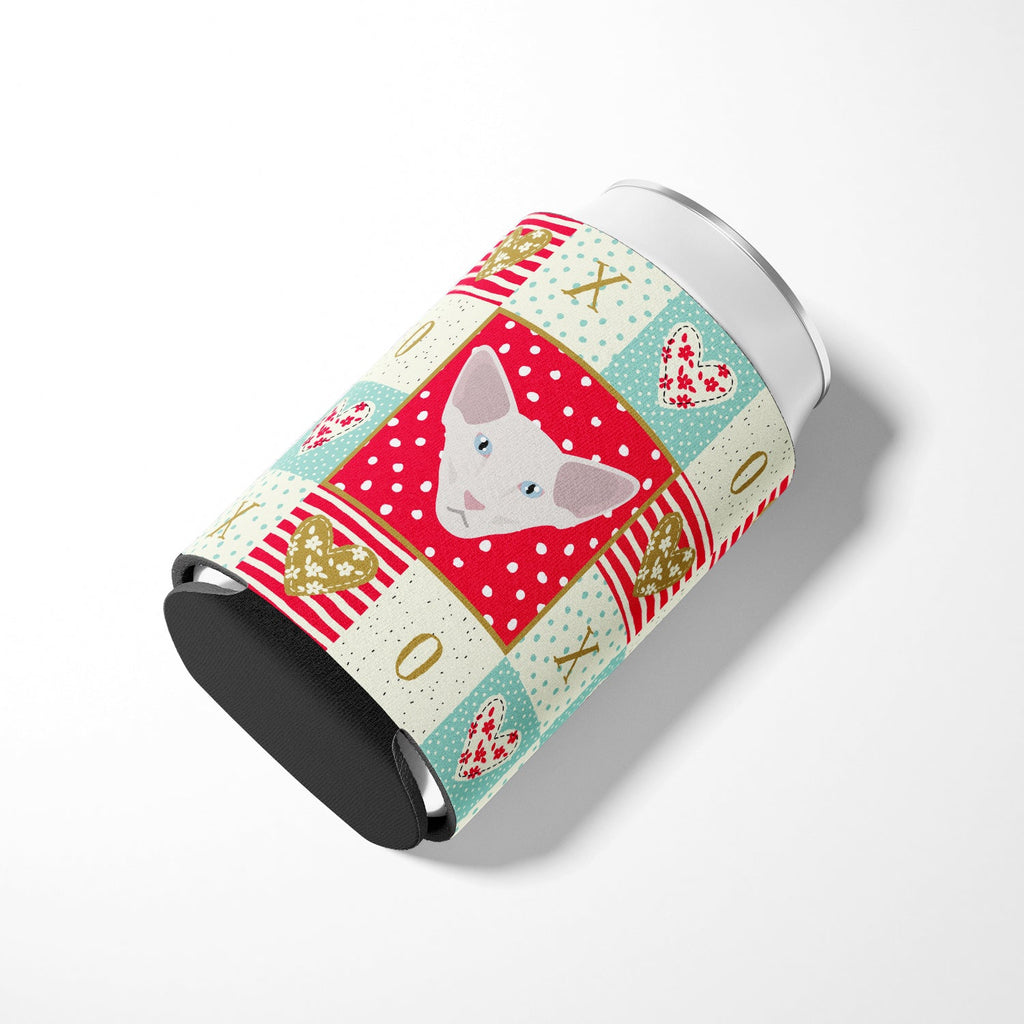 Oriental Longhair Cat Love Can or Bottle Hugger Cooler Sleeve for Standard 12 oz Cans, Insulated Foam Beer & Soda Can Hugger Reusable