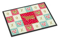 Jersey Cow Love Doormat Indoor Outdoor 18H X 27W Front Door Mat Rugs for Entryway, Non Slip Washable