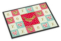 Frisian Friesian Chicken Love Doormat Indoor Outdoor 18H X 27W Front Door Mat Rugs for Entryway, Non Slip Washable